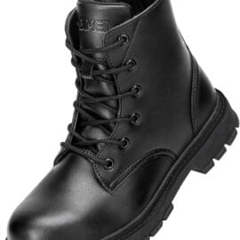 Waterproof Lightweight Steel Toe Work Boots | Men’s & Women’s - Pureblack, 9 Women/7 Men