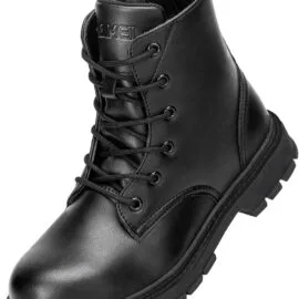 Waterproof Lightweight Steel Toe Work Boots | Men’s & Women’s - Pureblack, 9 Women/7 Men