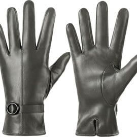 Womens Winter Motorcycle gloves, but great for All Seasons - Large, Green