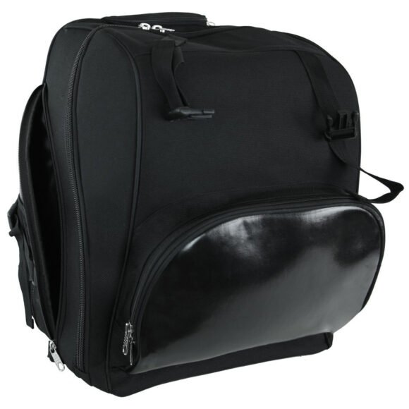 vance black large deluxe travel touring sissy bar bag