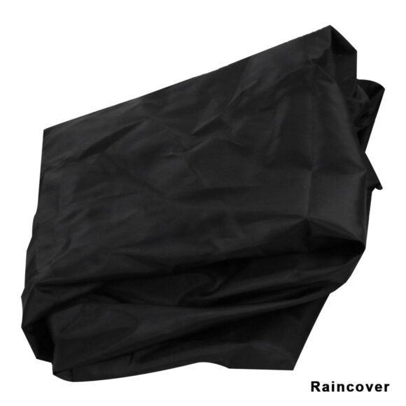 black nylon large heavy duty sissy bar travel bag