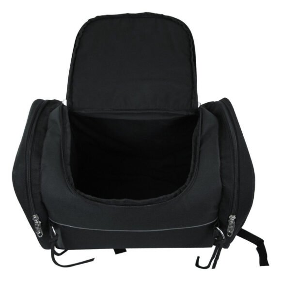vance premium plain sissy bar travel pack with rain cover