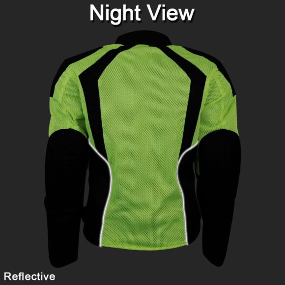 womens high visibility mesh jacket | ce armor | removeable thermal liner