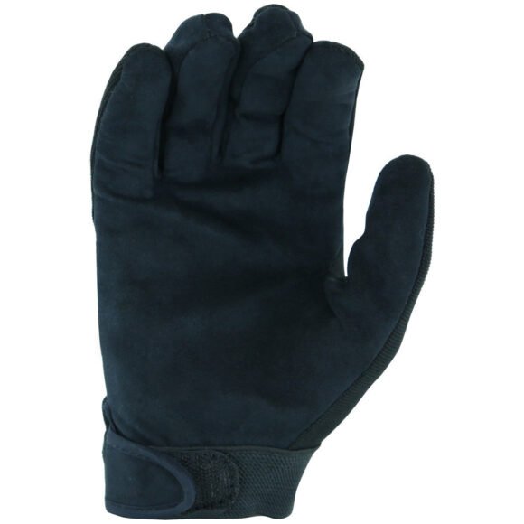 mens black suede palm | skull design mechanic gloves