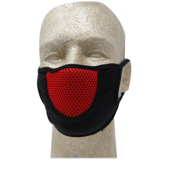va705blk vance va705 youth coolmax biker motorcycle half face mask