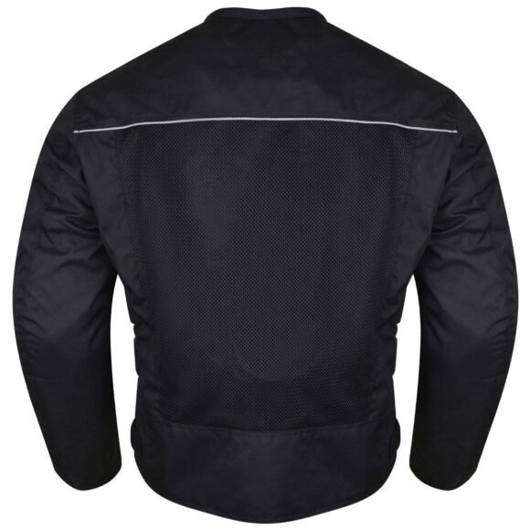 vance velocity 3 season mesh motorcycle jacket with ce armor & removeable liner.