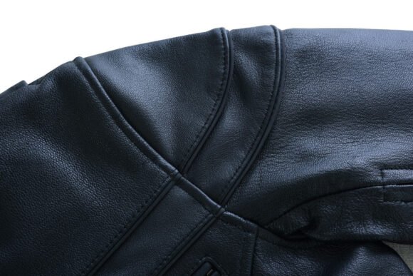 vance leather womens black soft cowhide scooter crossover biker jacket