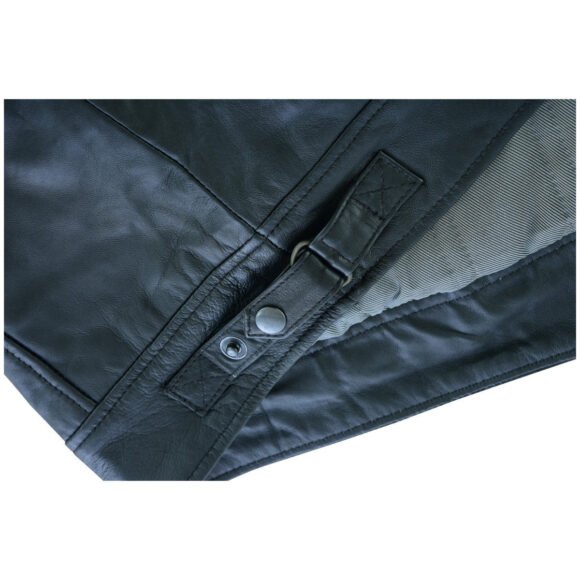 mens cafe racer gatsby black waxed lambskin motorcycle leather jacket