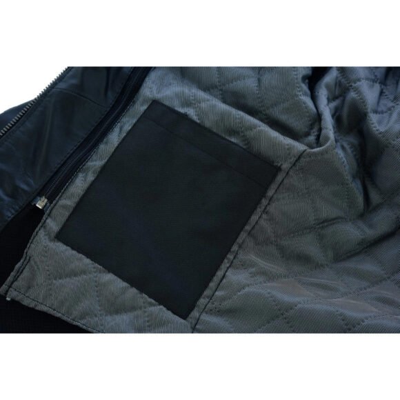 high mileage "roxy" womens black leather fashion jacket | fringe | rivet detail | lightweight