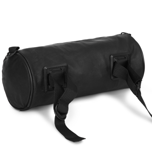 vance rival series 3pc rock design top grain high quality leather sissy bar bag set