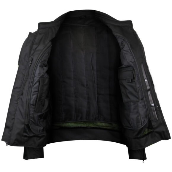mens hi vis all weather season ce armor mesh motorcycle jacket