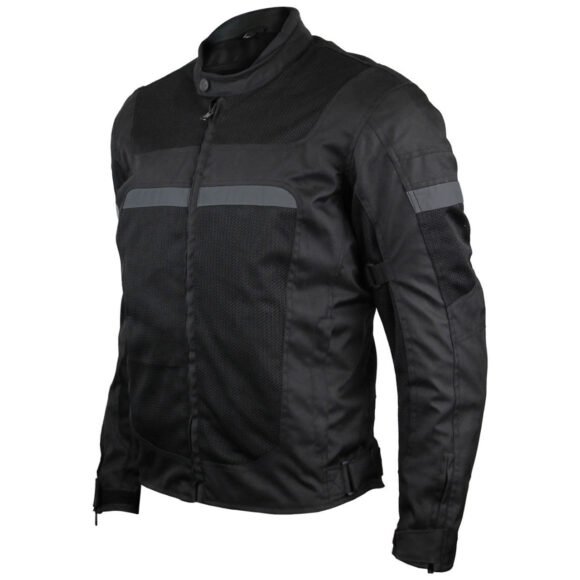 vance mens all weather season ce armor mesh motorcycle jacket