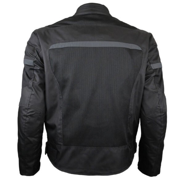 vance mens all weather season ce armor mesh motorcycle jacket