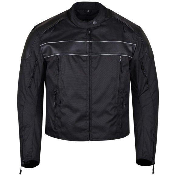 vance mens textile motorcycle jacket motorbike biker riding jacket breathable with ce armor