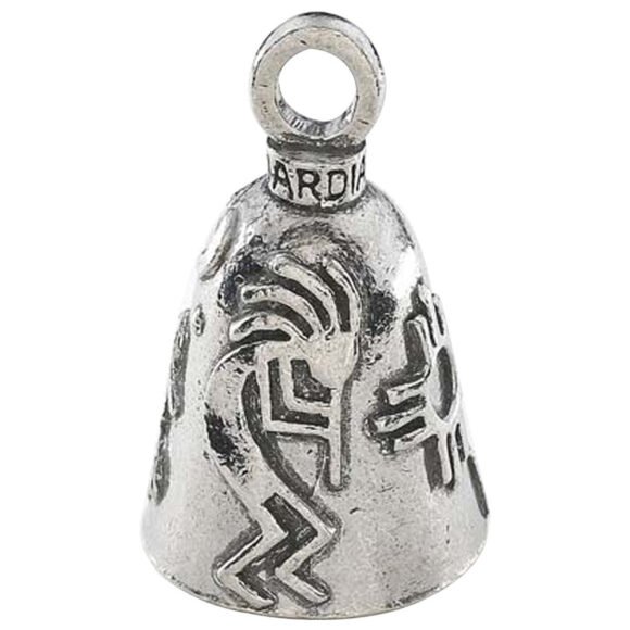 kokopelli southwestern flute player guardian bell