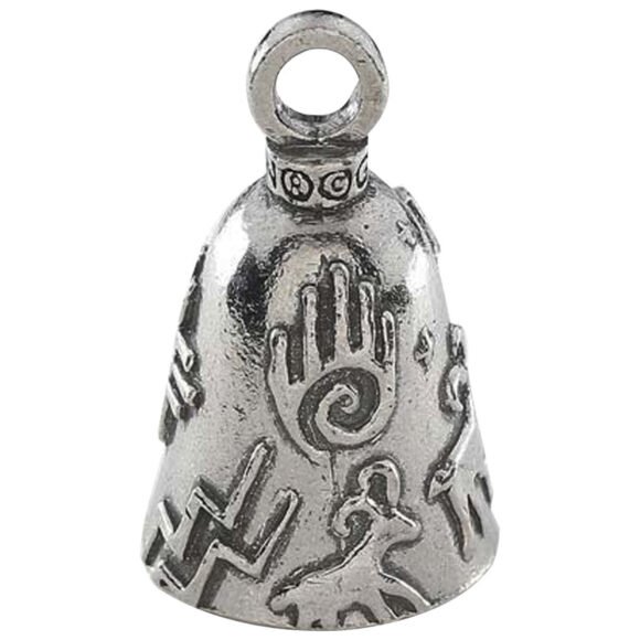 kokopelli southwestern flute player guardian bell