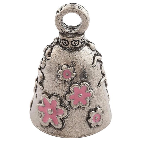 lady sugar skull enamel inlay guardian bell