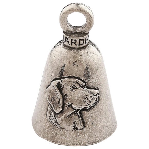 pointer hunting dog pewter guardian bell