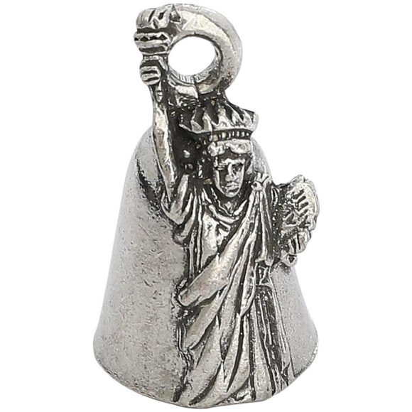 lady liberty guardian bell american freedom charm
