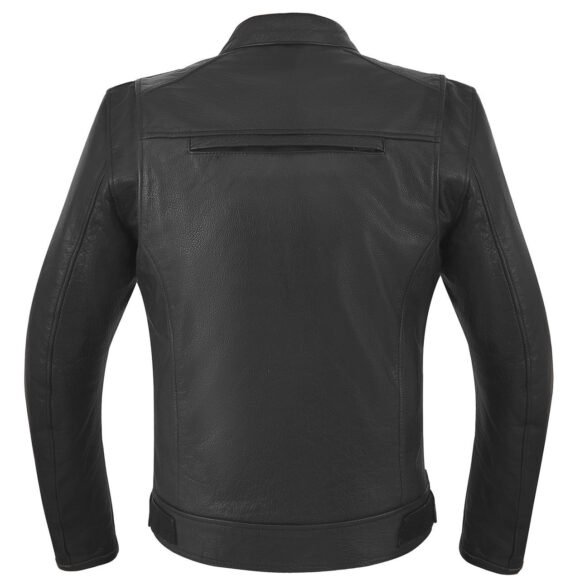 high mileage mens dual conceal carry vented sport style cowhide leather biker motorcycle riding jacket