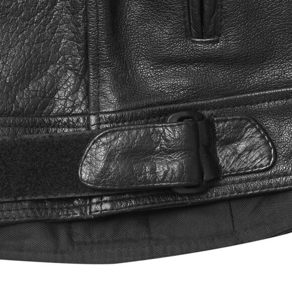 high mileage mens dual conceal carry vented sport style cowhide leather biker motorcycle riding jacket