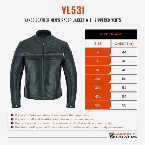 test mens premium cowhide cafe racer leather motorcycle jacket with zipper vents