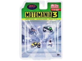 american diorama motomania 3 diecast set 1/64 scale limited edition