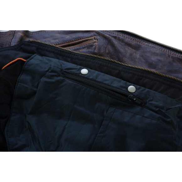 high mileage womens vintage brown cowhide vest | buckles