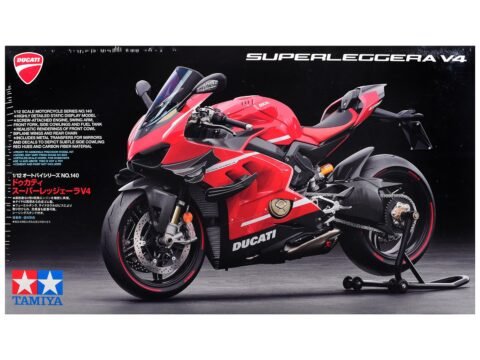 model kit ducati superleggera v4 motorcycle 1/12 scale model by tamiya