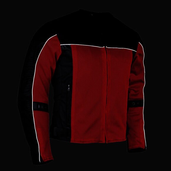 vance velocity 3 season mesh motorcycle jacket with ce armor & removeable liner.