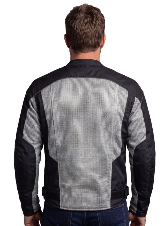 vance men's 3 season mesh/textile ce armor motorcycle jacket