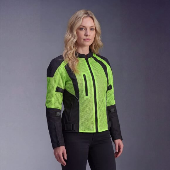 womens high visibility mesh jacket | ce armor | removeable thermal liner