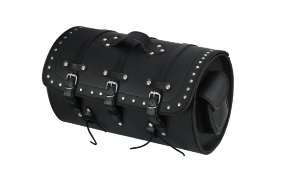 vance premium studded pvc rear tail pack with quick release straps & side pockets