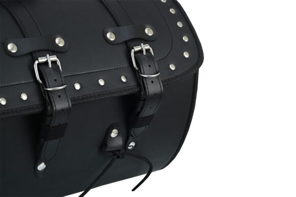 vance premium studded pvc rear tail pack with quick release straps & side pockets